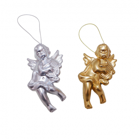 Articole pentru sărbători - Figurina decorativa ingeras cu agatatoare 941952