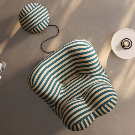 Fotolii - Fotoliu premium cu forma curbata si interior din spuma S0F006verde