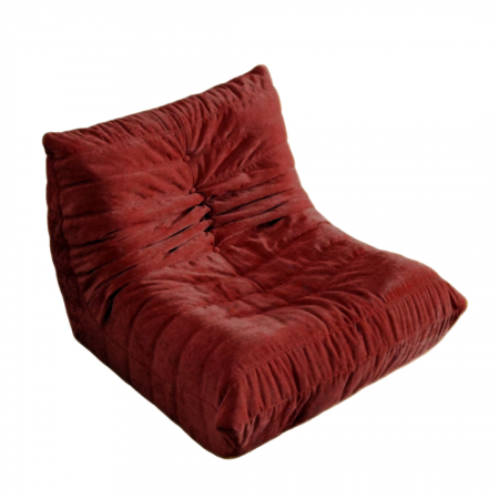 Fotolii - Fotoliu premium tip puf si interior din spuma cu memorie S0F007visiniu