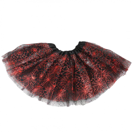 Îmbrăcăminte copii - Fusta tutu balerina pentru Hallowen, din Tul MAS-003rosu