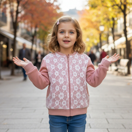 Geci - Geaca captusita E917roz