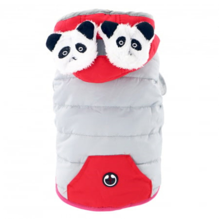 Animale de companie - Geaca cu gluga flausata XINA2121gri