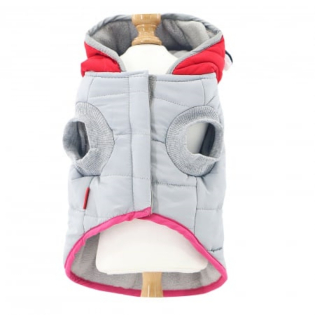 Animale de companie - Geaca cu gluga flausata XINA2121gri