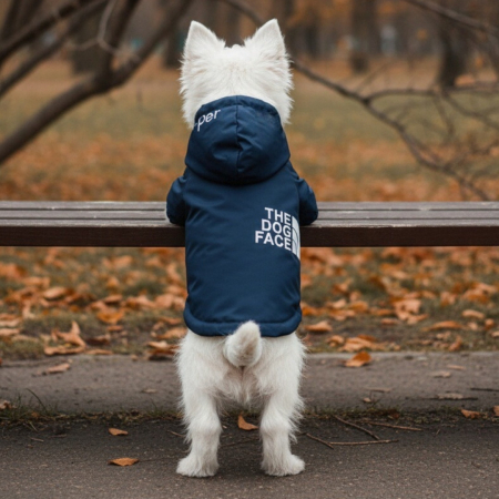 Geaca cu gluga MDL-2411bleumarin [0]