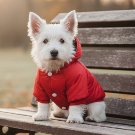 Animale de companie - Geaca cu gluga MDL-2417rosu