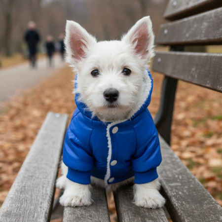 Haine - Geaca cu gluga MDL-2418albastru