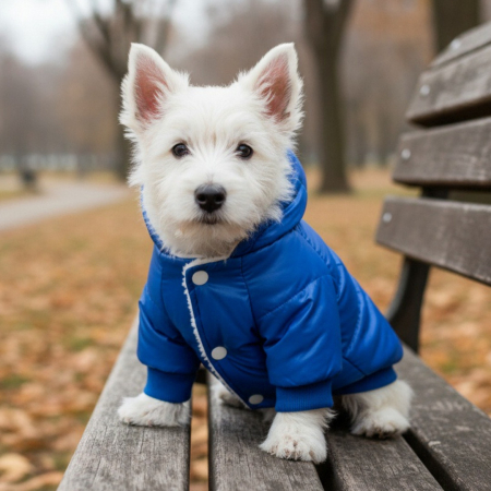 Haine - Geaca cu gluga MDL-2418albastru