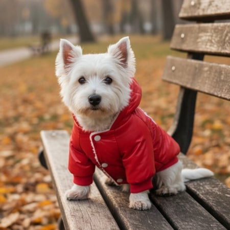 Haine - Geaca cu gluga MDL-2418rosu