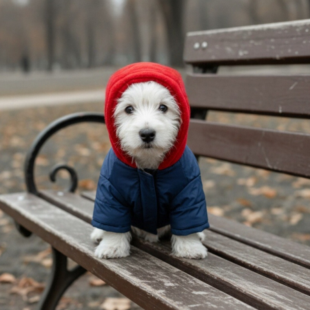 Haine - Geaca cu gluga XINA2115albastru