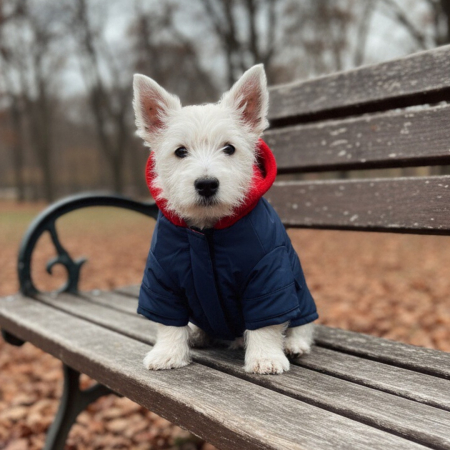 Haine - Geaca cu gluga XINA2115albastru