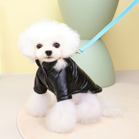 Haine - Geaca flausata DOG-20negru