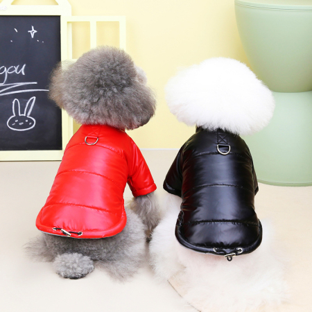 Haine - Geaca flausata DOG-20negru