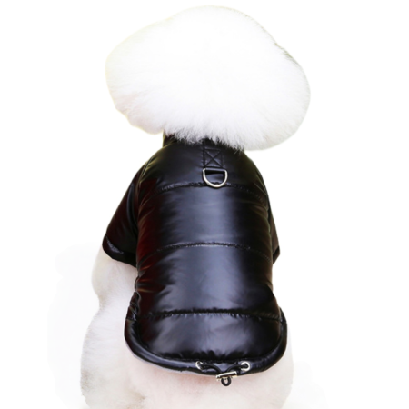 Haine - Geaca flausata DOG-20negru