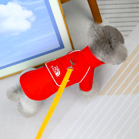 Haine - Geaca flausata DOG-21rosu