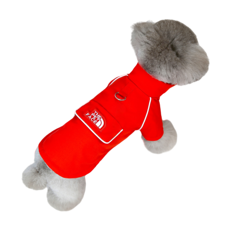 Haine - Geaca flausata DOG-21rosu