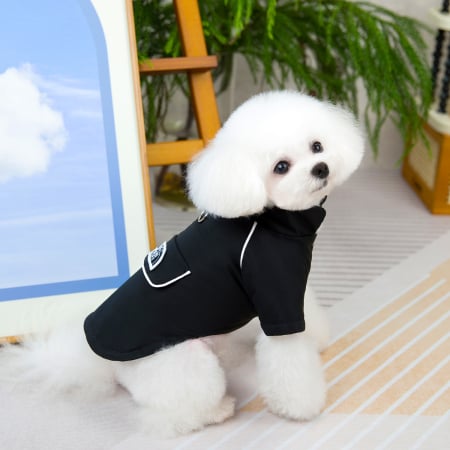 Haine - Geaca flausata DOG-21negru