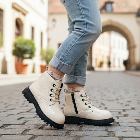 Ghete - Ghete cu aspect lacuit XA-126alb