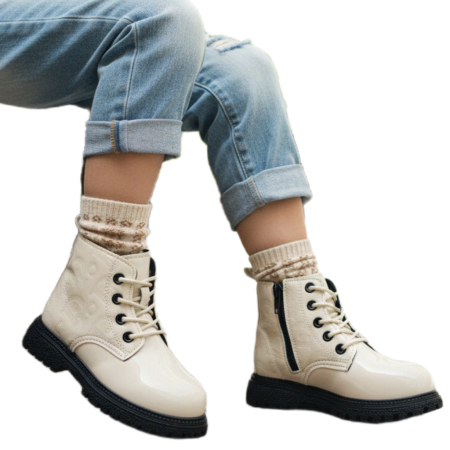 Ghete - Ghete cu aspect lacuit XA-126alb