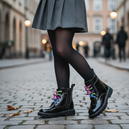 Copii - Ghete imblanite 830Cnegru