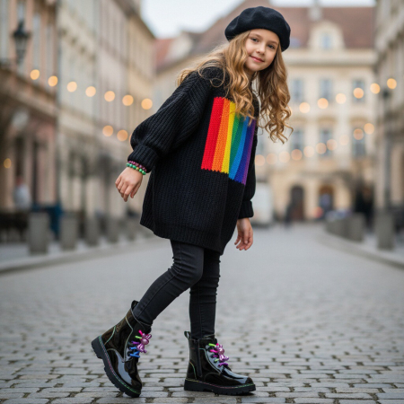 Copii - Ghete imblanite 830Cnegru