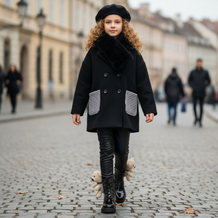 Ghete imblanite cu ursulet decorativ 919C [7]