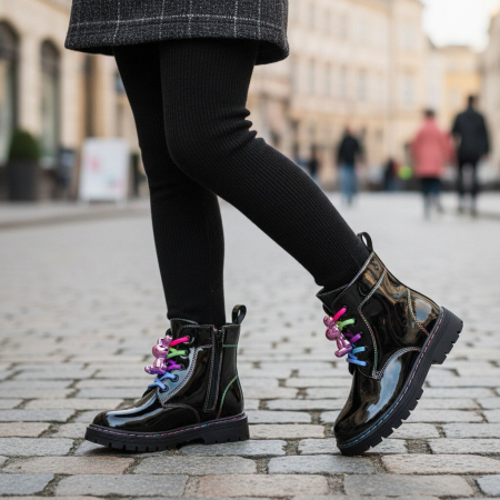 Copii - Ghete imblanite 830Cnegru