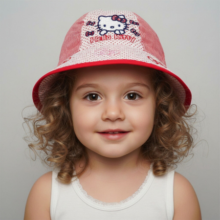 Căciuli, șepci si pălării - Palarie cu Hello Kitty OE4049rosu