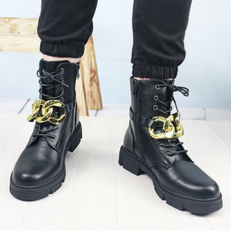 Damă - Ghete imblanite BL032negru