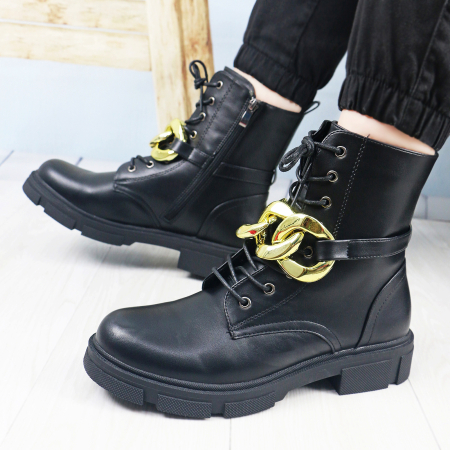 Damă - Ghete imblanite BL032negru