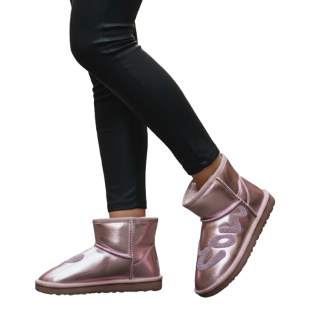 ÎNCĂLȚĂMINTE DAMĂ 39.99 - Ghete imblanite B21-170roz