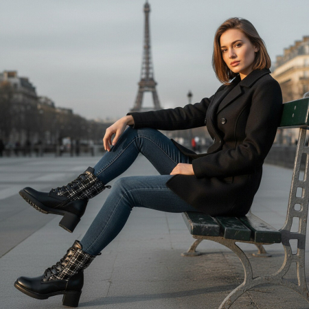 Ghete imblanite A10390negru [6]