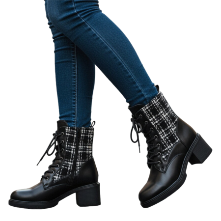 Damă - Ghete imblanite A10390negru