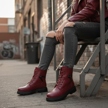 Damă - Ghete imblanite L686-1