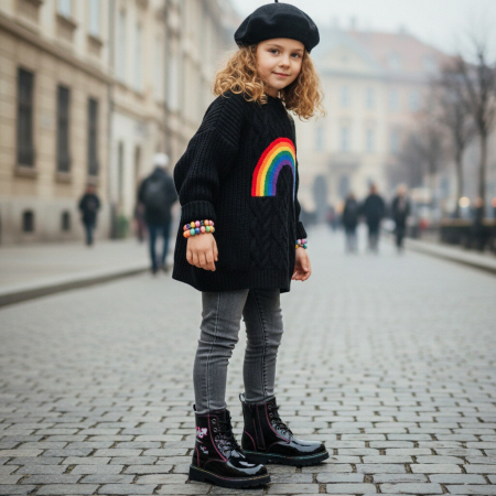 Copii - Ghete imblanite 912Cnegru