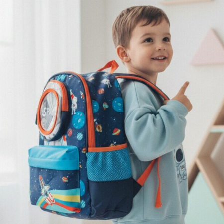 Ghiozdane - Ghiozdan pentru scoala, model Astronaut ZY-25123bleumarin