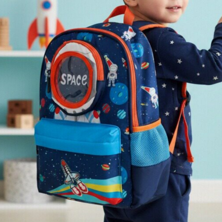 Ghiozdane - Ghiozdan pentru scoala, model Astronaut ZY-25123bleumarin