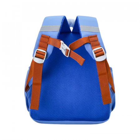 Ghiozdan pentru gradinita sau scoala cu accesoriu breloc ZY-2413albastru [6]