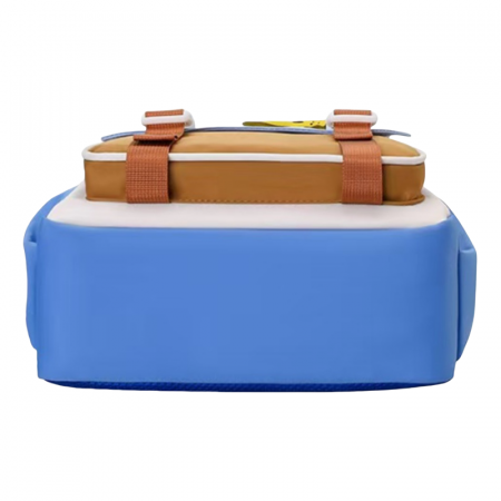 Ghiozdan pentru gradinita sau scoala cu accesoriu breloc ZY-2413albastru [8]