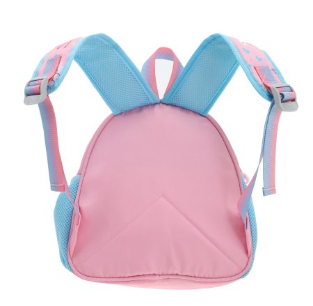 Ghiozdane - Ghiozdan pentru gradinita sau scoala cu doua pusculite atasate ZY-25127roz