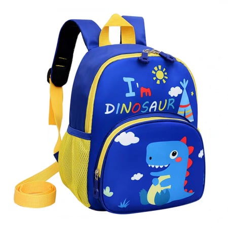 Ghiozdane - Ghiozdan pentru gradinita sau scoala cu model Dinozaur ZY-2037albastru