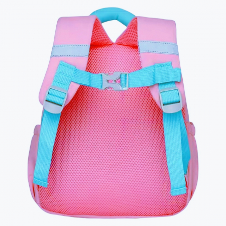 Ghiozdane - Ghiozdan pentru gradinita sau scoala cu accesoriu breloc ZY-2413roz