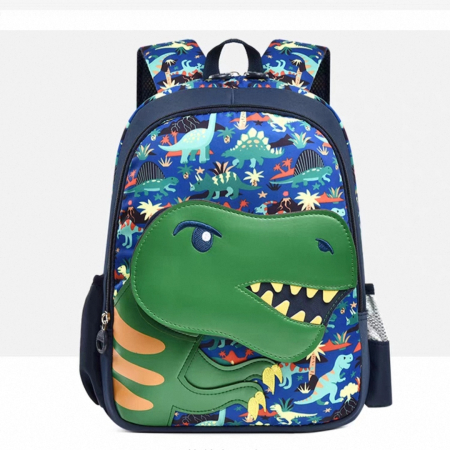 Ghiozdane - Ghiozdan pentru gradinita sau scoala, model Dinozaur ZY-2545-1bleumarin/dino