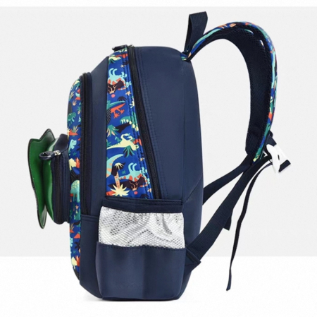 Ghiozdane - Ghiozdan pentru gradinita sau scoala, model Dinozaur ZY-2545-1bleumarin/dino