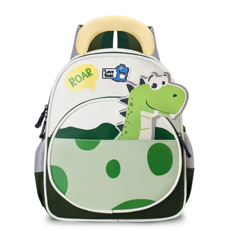 Ghiozdane - Ghiozdan pentru gradinita sau scoala, model Dinozaur ZY-25124verde