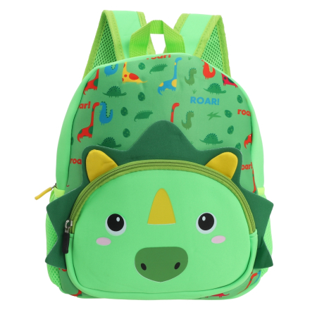 Ghiozdane - Ghiozdan pentru gradinita sau scoala, model Dinozaur ZY-25128neon