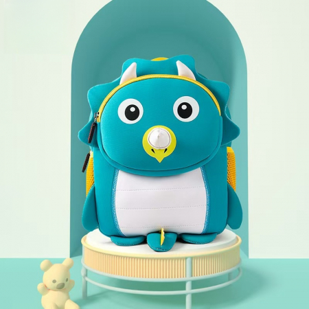 ARTICOLE ȘCOLARE - Ghiozdan pentru gradinita sau scoala, model Pinguin ZY-90312verde