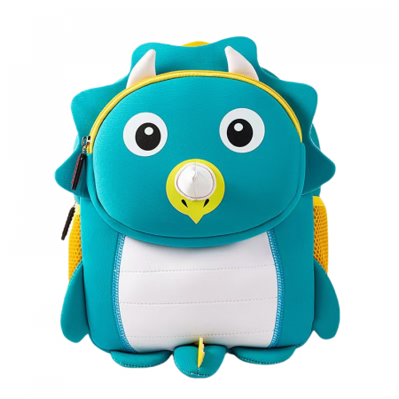 ARTICOLE ȘCOLARE - Ghiozdan pentru gradinita sau scoala, model Pinguin ZY-90312verde