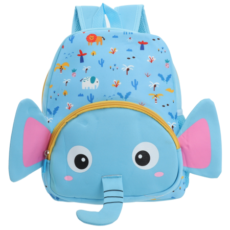 Ghiozdane - Ghiozdan pentru gradinita sau scoala, model Elefant ZY-25128albastru