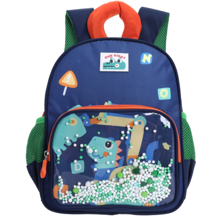 Ghiozdane - Ghiozdan pentru gradinita sau scoala ZY-25122bleumarin/verde