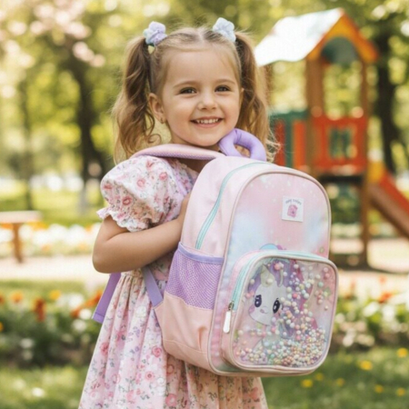 Ghiozdane - Ghiozdan pentru gradinita sau scoala ZY-25122roz